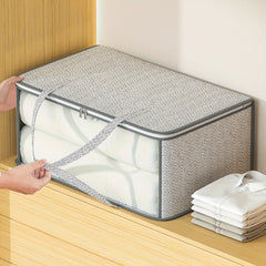 Clothes Storage Bag With Handles Non Woven Fabric Clothes Bag With Window