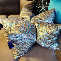 African Peacock Jacquard Brocade Fabric For Dress DIY Sewing Patchwork