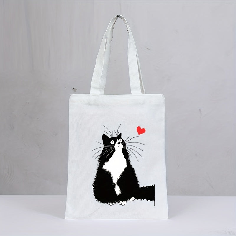 Cat Series Canvas Bag For Men