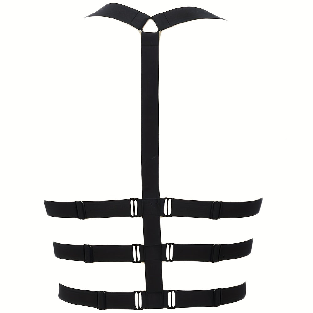 Gothic Chest Harness Belt Elastic Body Suspenders