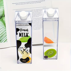 Portable Leakproof Milk Bottle with Cow Pattern