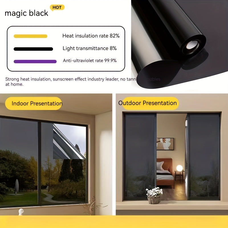 Privacy Reflective Window Film UV Protection Heat Insulation