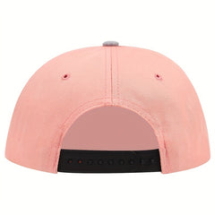 Coconut Tree Patch Baseball Cap Pink Block Snapback Hats