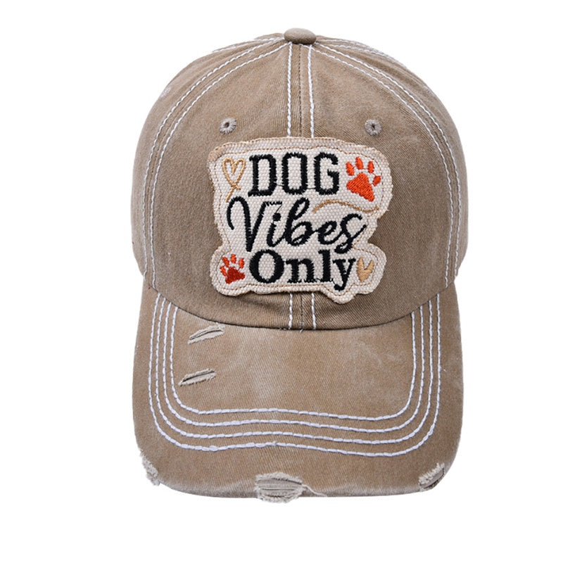 Vintage Washed Baseball Cap Outdoor Sunshade Patch Cap Unisex Distressed Cap
