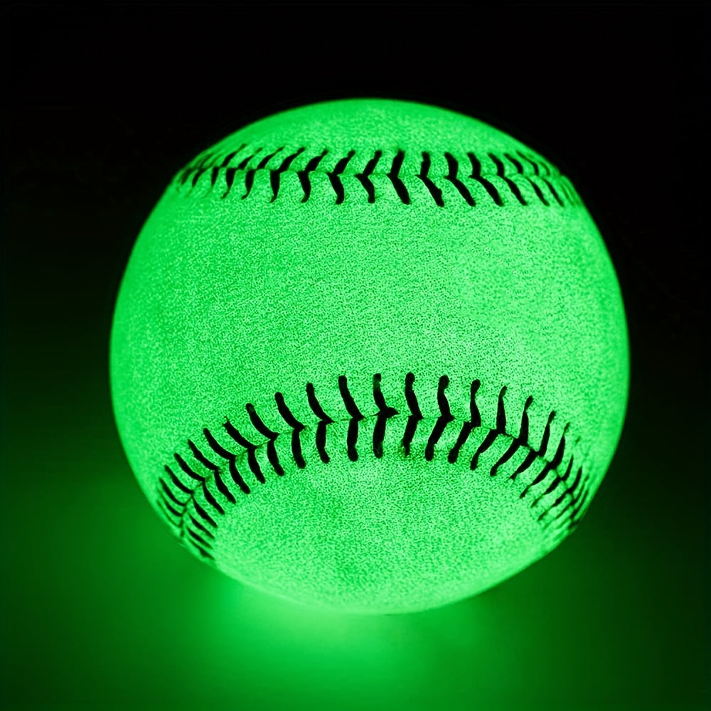 2pcs Light Up Baseball Glow In The Dark Baseball Halloween