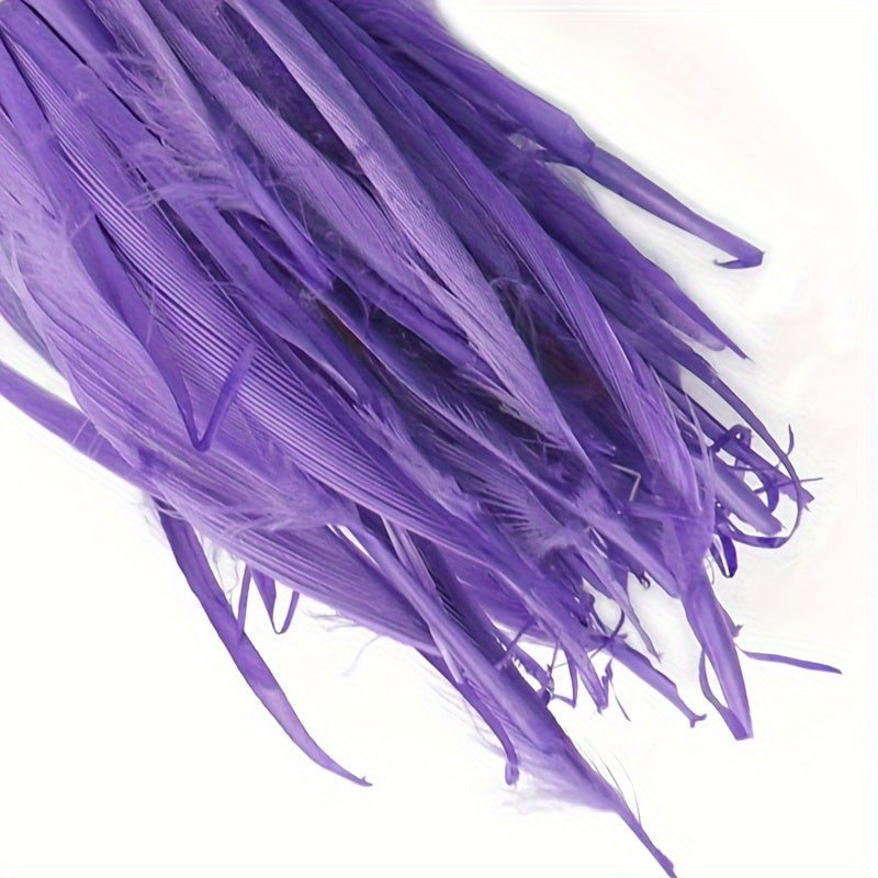 50pcs Goose Feather Single Sided DIY Real Feather Clothing Jewelry Wedding Party