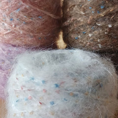 Multicolored Wool Sequins Line 100m Hand-Woven DIY Sweater Coat Scarf