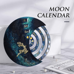 Moon Perpetual Calendar Resin Molds Set