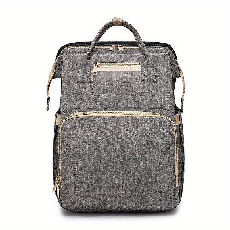 Portable Zipper Backpack Large Capacity Rucksack School Bag