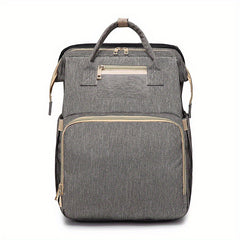 Portable Zipper Backpack Large Capacity Rucksack School Bag