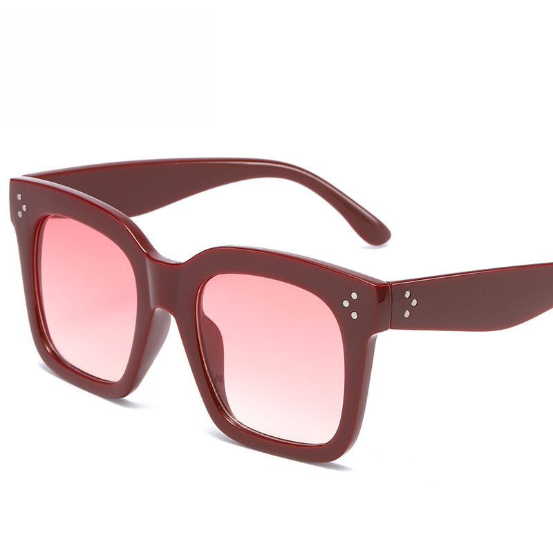 Oversized Square Sunglasses Women UV Blocking Shades
