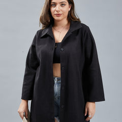  Solid Long Sleeve Blazer