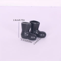 Mini Plastic Boots Dollhouse Model Decoration Props