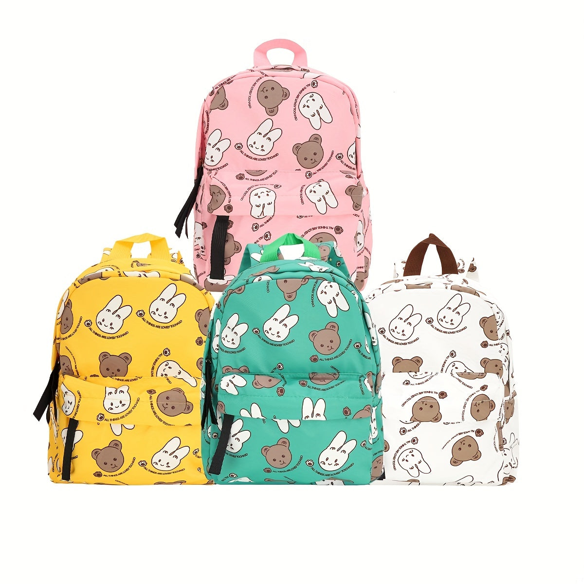 Kids Backpack Cartoon Rabbit Bear School Bag