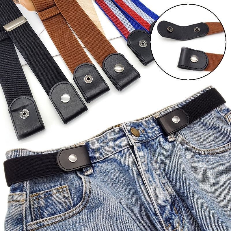 Stretch Elastic Waist Belt For Women Men No Hassle Belt