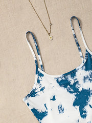 Tie Dye Pajama Set Cami Crop Top & Shorts