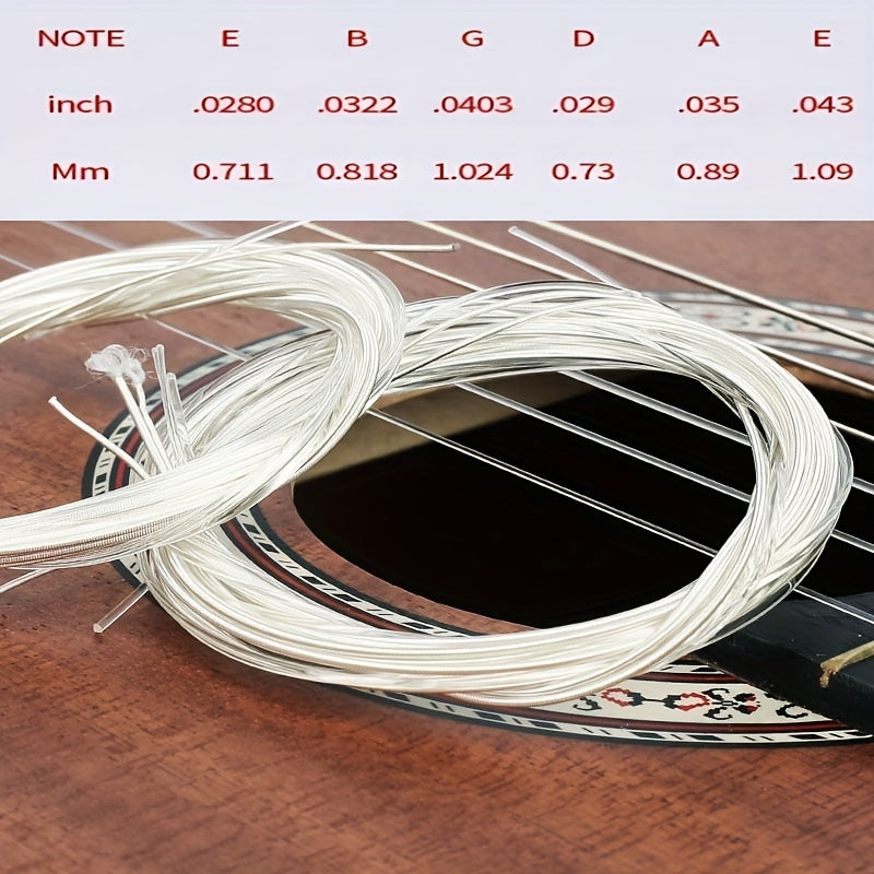 6-Piece Nylon Classical Guitar Strings Set