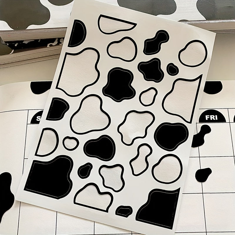 Cow Stickers Polaroid Journal DIY Decoration Creative Cartoon