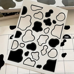 Cow Stickers Polaroid Journal DIY Decoration Creative Cartoon