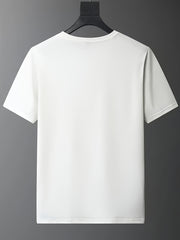 Letter Pattern Print Men's Sports T-shirt - Comfy and Stylish