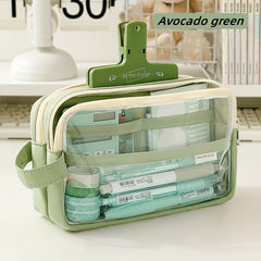 Large Capacity Pencil Case Portable Stationery Bag