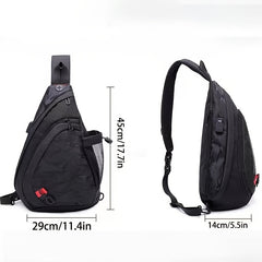 Large Capacity Sling Bag Chest Bag Shoulder Bag for Men and Women
