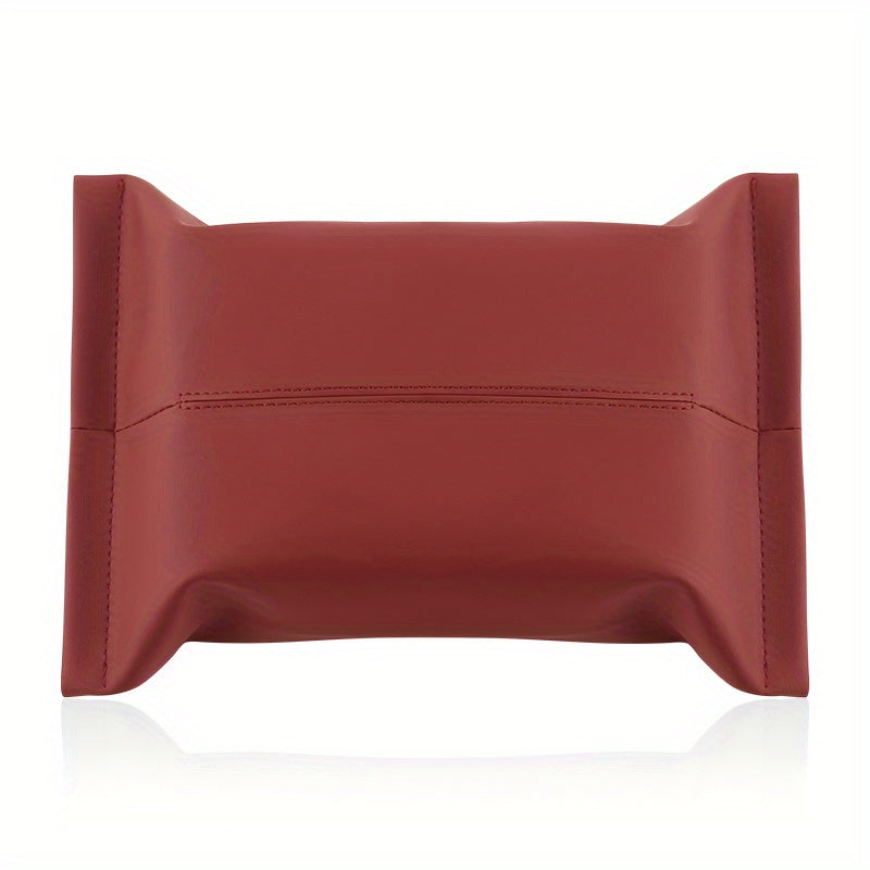 Car Tissue Box Leather Chair Back Draw Paper Bag Hanging Sun Visor Armrest Box