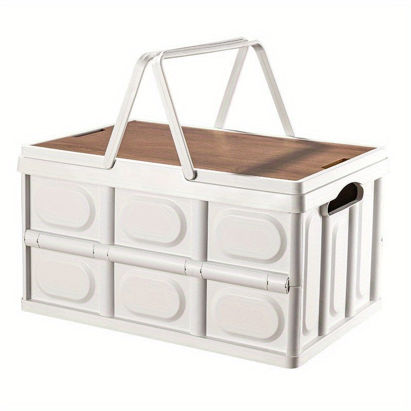Foldable Car Trunk Storage Box for Outdoor Camping Picnics