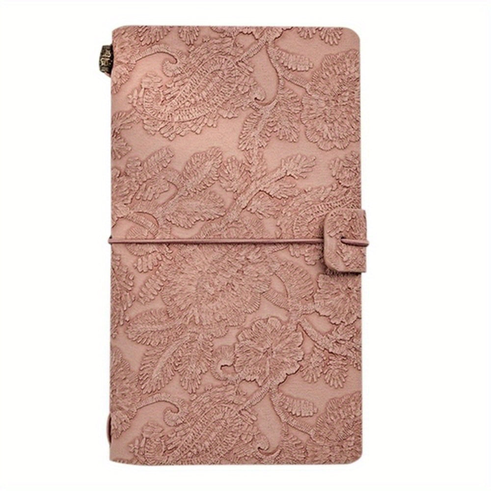 Vintage Lace Notebooks Retro Morandi Notepads for Travel Writing & Sketching