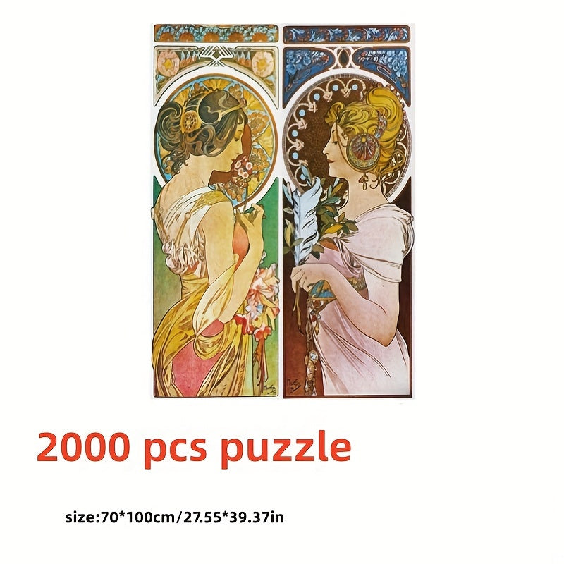 2000pcs Jigsaw Puzzles Home Wall Decoration Challenging Game Educational Toys