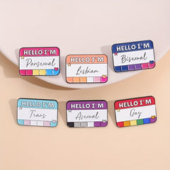 Stylish Label Pin for Backpacks Jackets