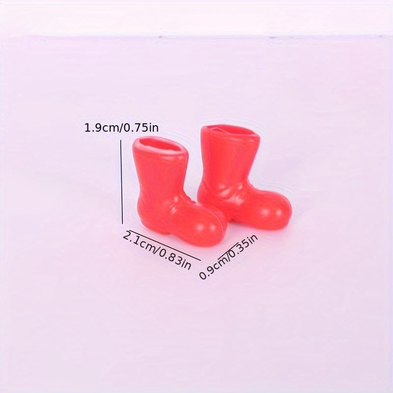 Mini Plastic Boots Dollhouse Model Decoration Props