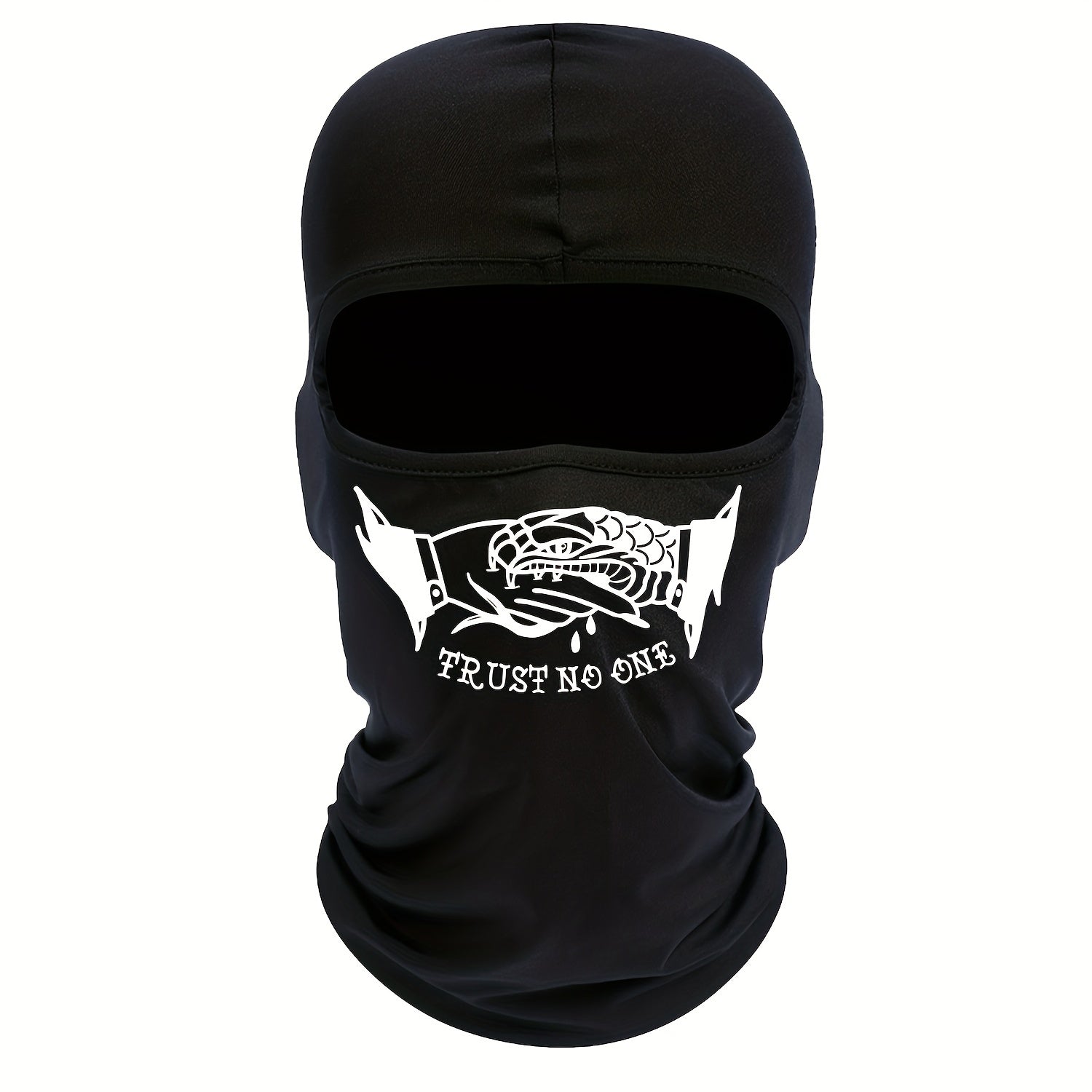 Shake Hands Print Balaclava Unisex Ski Mask