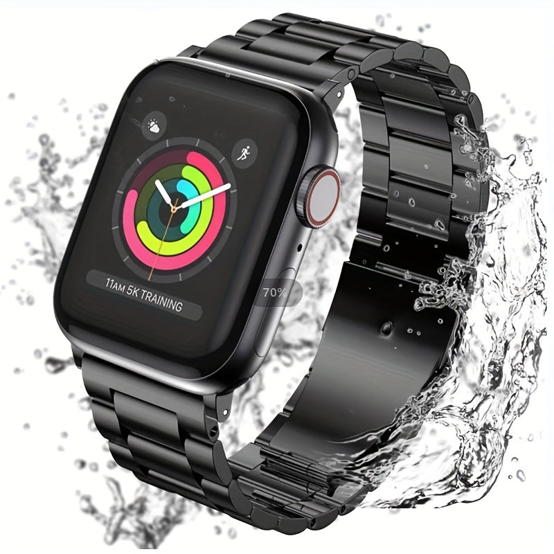 Stainless Steel Smart Watch Belt Safety Buckle + Tools