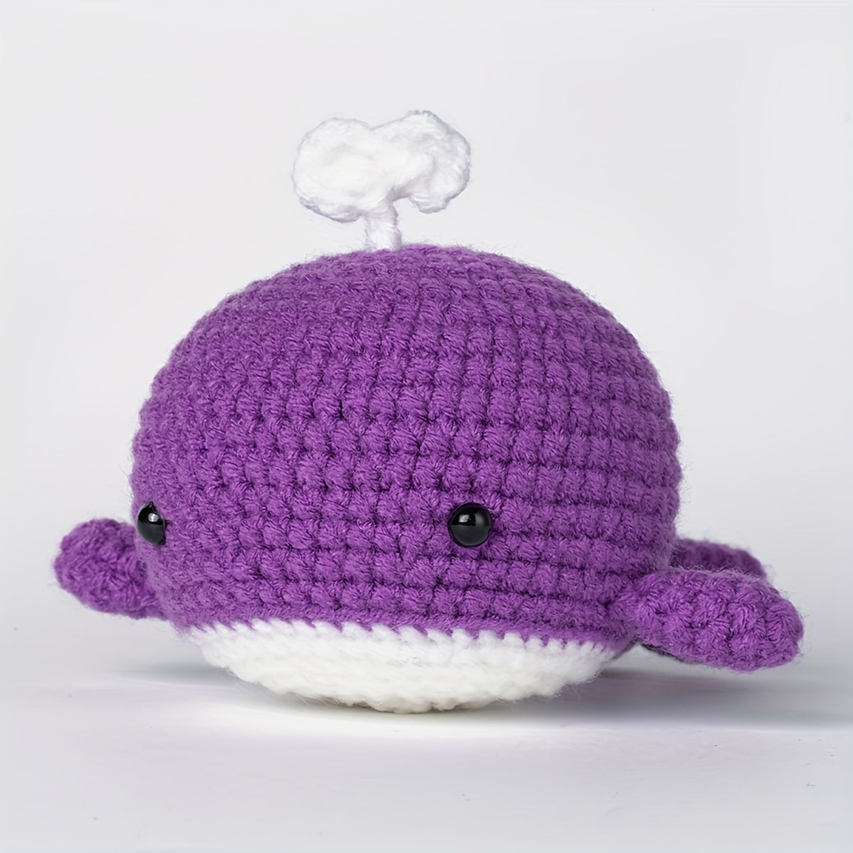 Crochet Kit Full Set Doll Key Pendant Pet Ornament Whale Beanie DIY Doll Learn