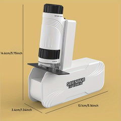 Kids' Portable Microscope with Detachable Base Compact Science Toy