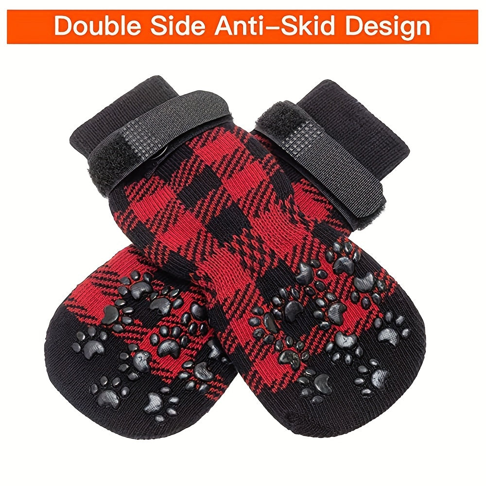 Non Slip Outdoor Socks 4pcs For Dog & Cat