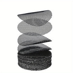 50pcs Flower Pot Hole Mesh Pad Round Drainage Hole Screens Prevent Soil Loss