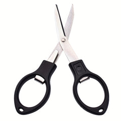 Compact Portable Folding Scissors for Travel Fishing