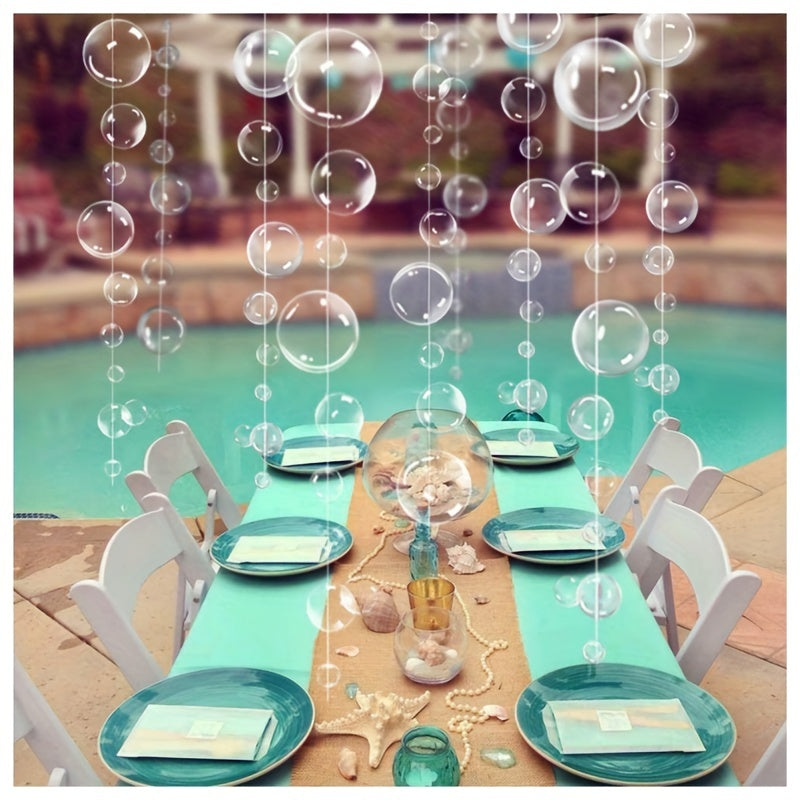 Sea Bubble Garland Little Mermaid Party Decoration 2D Bubble Skirt Garland