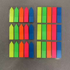 Neon Page Markers Translucent Fluorescent Index Tabs & Sticky Notes