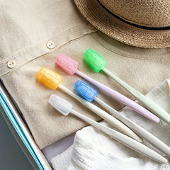 5pcs Travel Toothbrush Cover Set Toothbrush Protector Organizer