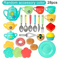 Children's Tea Conversation Set with Cookies and Kettle - Halloween Game