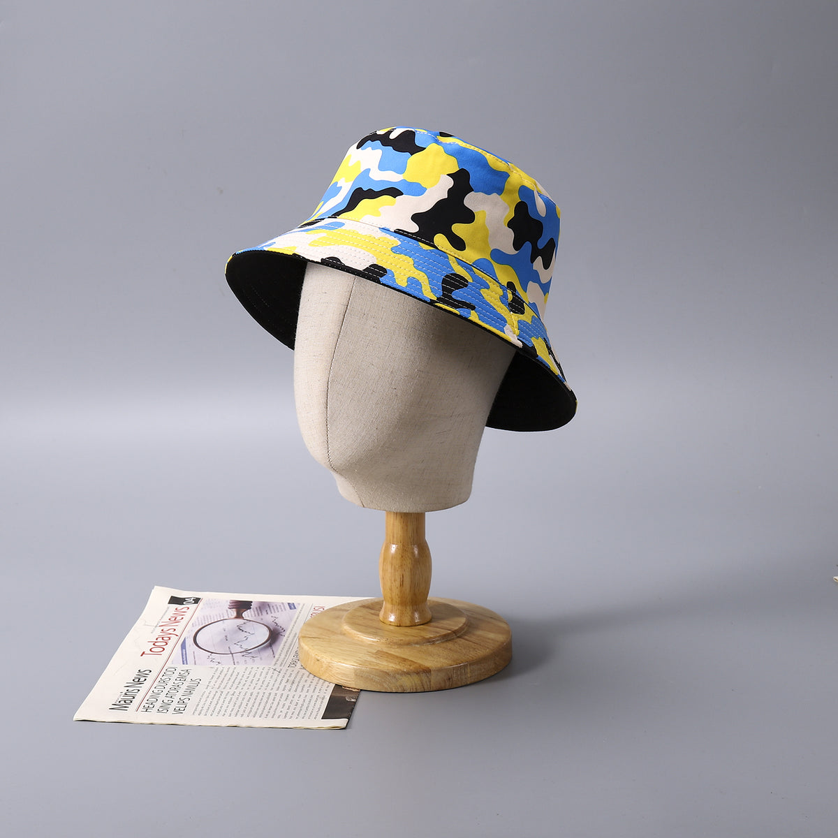 Camouflage Men's Bucket Hat Outdoor Travel Lightweight Basin Hat