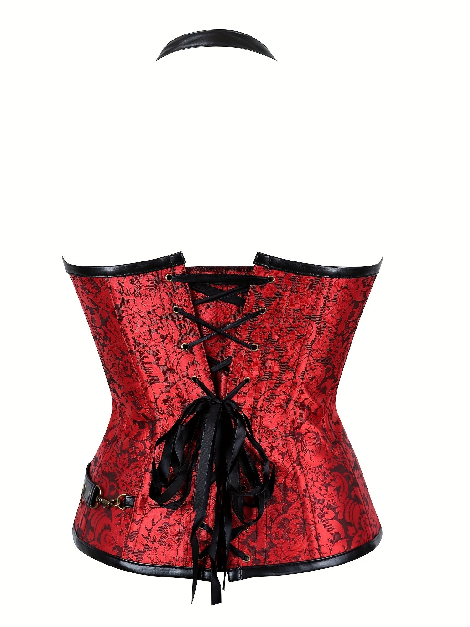 Zipper Halter Corset Gothic Body Shaper Women's Lingerie