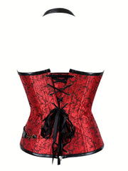 Zipper Halter Corset Gothic Body Shaper Women's Lingerie