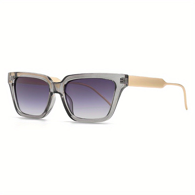 Square Small Frame Metal Sunglasses for Sun Protection Outdoor Sports
