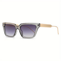 Square Small Frame Metal Sunglasses for Sun Protection Outdoor Sports
