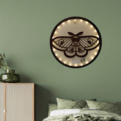 LED Lights Wooden Home Decoration Butterfly Series Hanging Light