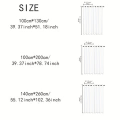 Stylish Solid Curtain for Sliding Doors and Balconies - Home Decor